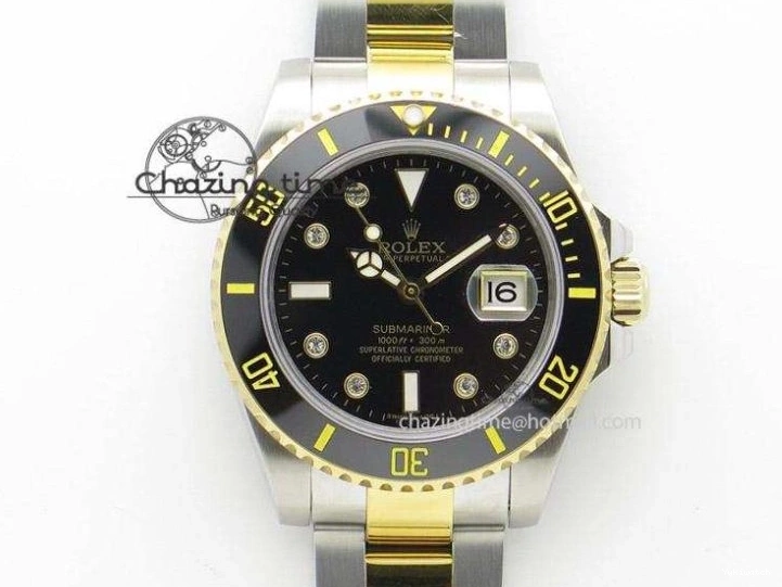 SS SA3130 Bracelet Submariner 114060 Noob Ceramic 904L 1:1 Black Case Best Edition No and Date V10 0209